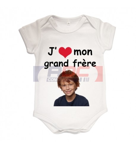 Body pour bébé manches courtes 210 gr/m² - 4 tailles (vendu à l'unité)