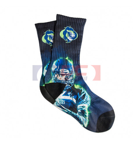 Paire de chaussettes médium blanches pour sublimation tailles 33 à 45 (vendu par paire par taille)