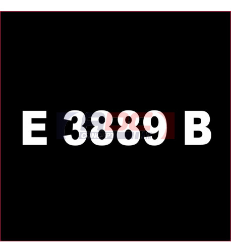 E3889B Noir Brillant - Vinyle adhésif Ecotac - Durabilité jusqu'à 6 ans