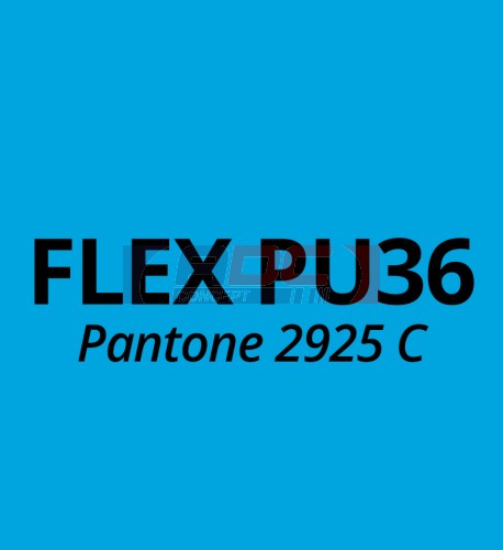 Vinyle thermocollant Flex Bleu Fluo PU36