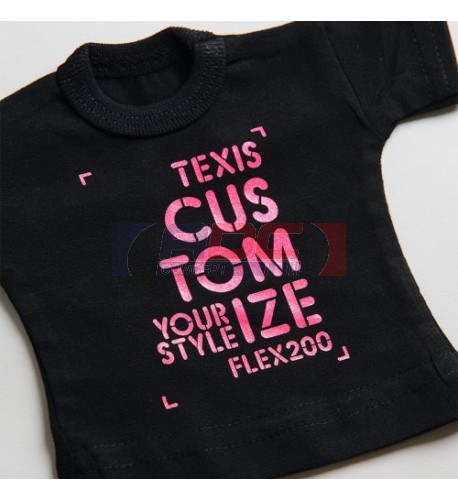 Flex PU 90 microns Hexis FLEX288 Rose Pailleté