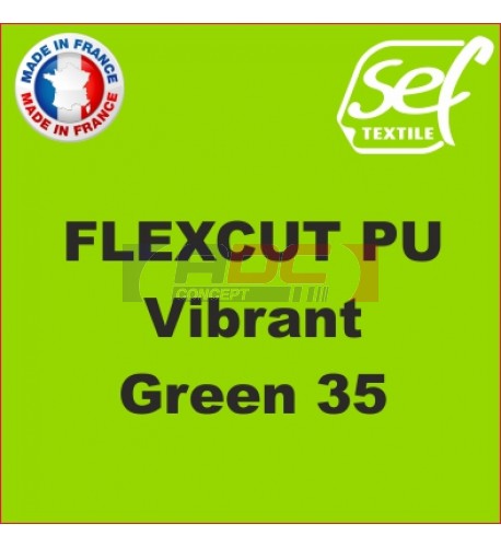 Vinyle thermocollant PU FlexCut Vibrant Green 35