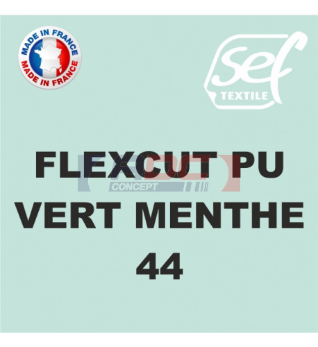 Vinyle thermocollant PU FlexCut X Vert Menthe 44