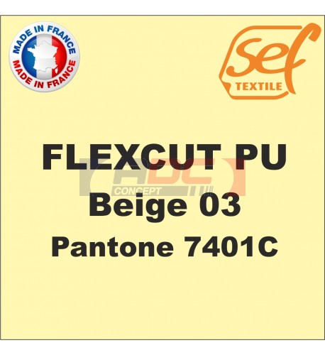 Vinyle thermocollant PU FlexCut Beige 03