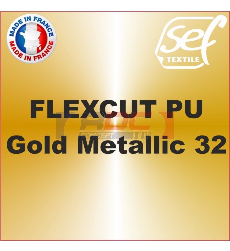 PU FlexCut Gold Metallic 32