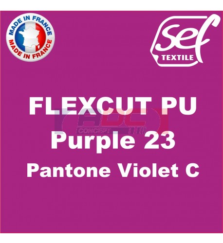 Vinyle thermocollant PU FlexCut X Purple 23