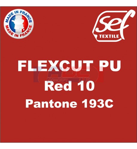 Vinyle thermocollant PU FlexCut X Red 10