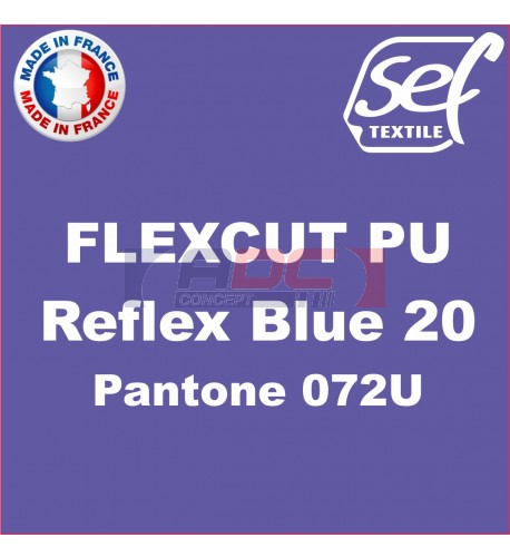 Vinyle thermocollant PU FlexCut X Reflex Blue 20