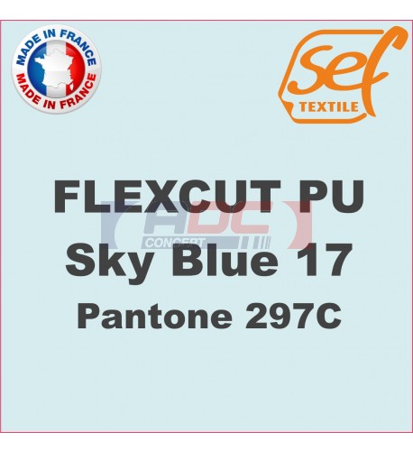 Vinyle thermocollant PU FlexCut X Sky Blue 17