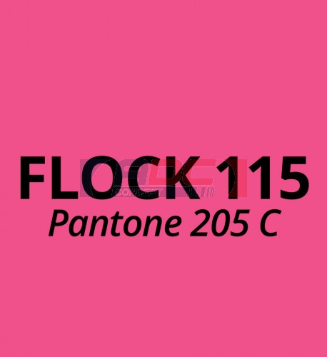 Vinyle thermocollant aspect et toucher velours Flock 115 Rose