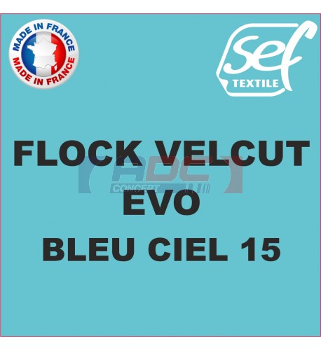 Flock VelCut Evo Bleu Ciel 15