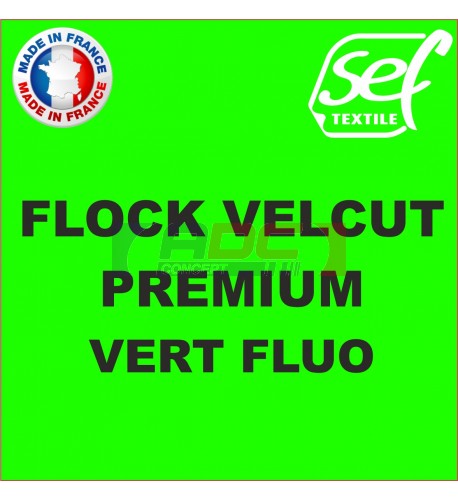 Flock VelCut Premium Vert Fluo