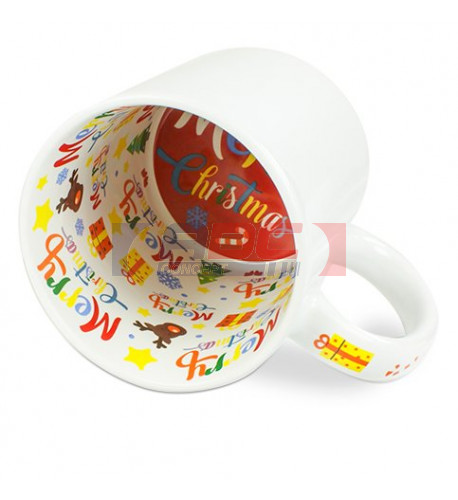 Mug à thème Merry Christmas céramique traité 100% polyester 