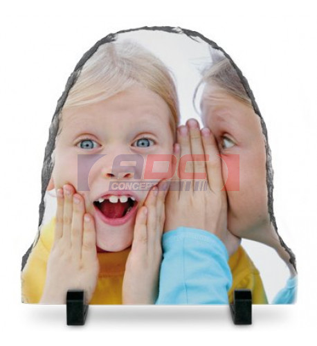Panneau ardoise mat cloche 30 x 30 cm épaisseur 10 mm (vendu à l'unité)