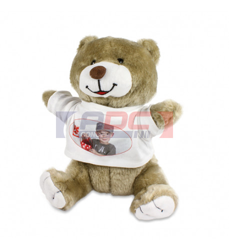 Peluche ours Fred H 22 cm (vendu à l'unité)