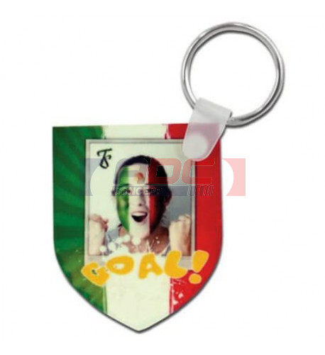 Porte-clé en plastique écusson