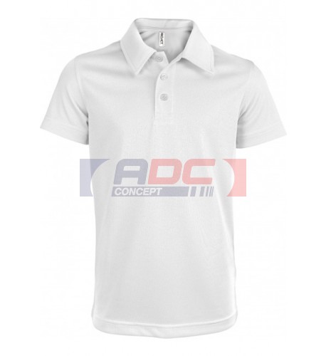 Polo sport pour enfant 100% polyester PROACT PA484