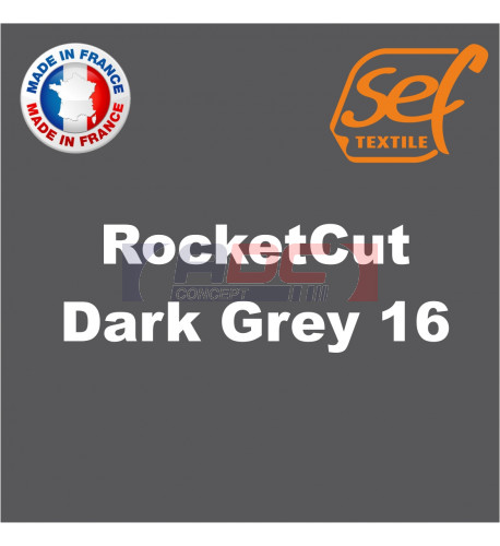 Vinyle thermocollant PU RocketCut Dark Grey 16