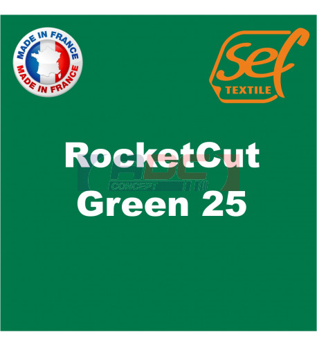 Vinyle thermocollant PU RocketCut Green 25