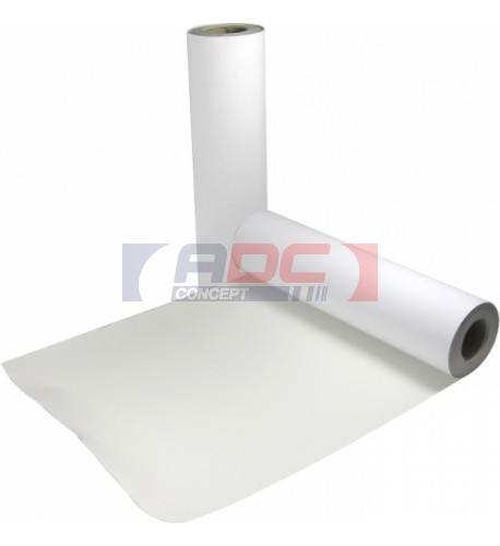 Vinyle adhésif blanc brillant polymère imprimable