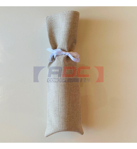 Sac à bouteille en toile canvas 14,5 x 39 cm (vendu à l'unité)