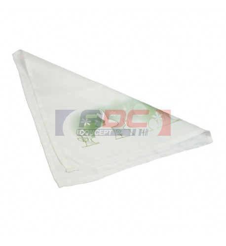 Serviette de table en tissu blanche 40 x 40 cm