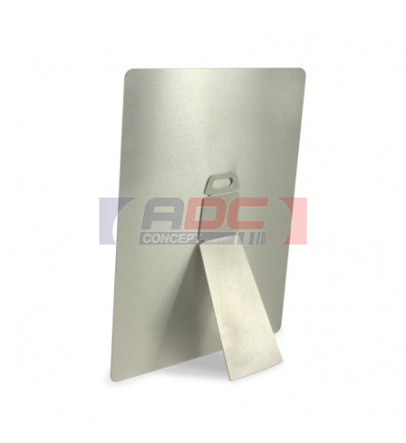 Chevalet en aluminium avec adhésif pour cadre maxi 20 x 25 cm (vendu à l'unité)
