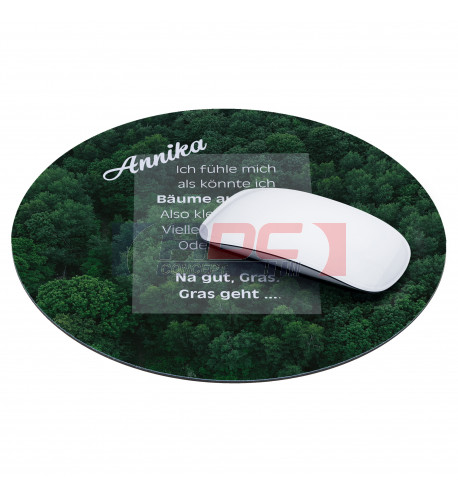 Tapis de souris Sublistar® rond Ø 19 cm épaisseur 5 mm