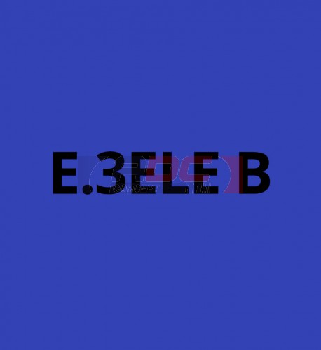 E3ELEB Bleu Electrique brillant - Vinyle adhésif Ecotac - Durabilité jusqu'à 6 ans
