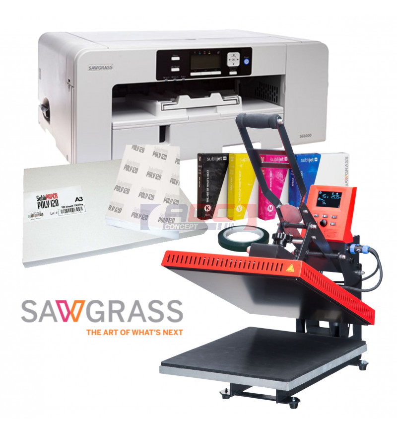IMPRIMANTE A3 Sawgrass VIRTUOS0 - SG1000 + encres et papier offert