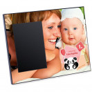 Cadre photo MDF imprimable Unisub 203 x 254 mm avec dessus en verre avec photo décentrée