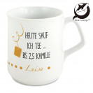 Tasse en céramique SPARTA, black Orca avec anse originale