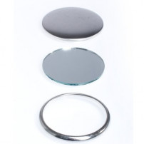 100 badges miroir 50 mm / 75 mm