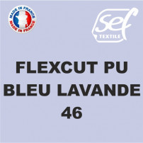 Vinyle thermocollant PU FlexCut X Bleu Lavande 46