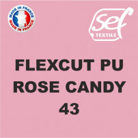 Vinyle thermocollant PU FlexCut X Rose Candy 43