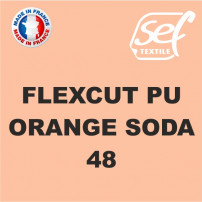 Vinyle thermocollant PU FlexCut X Orange Soda 48