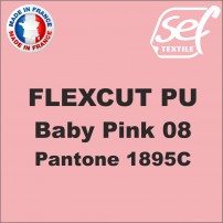 Vinyle thermocollant PU FlexCut X Baby Pink 08