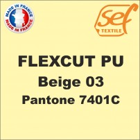 Vinyle thermocollant PU FlexCut X Beige 03
