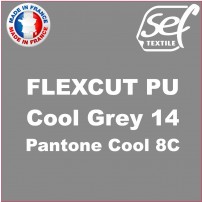 Vinyle thermocollant PU FlexCut X Cool Grey 14