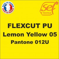 Vinyle thermocollant PU FlexCut X Lemon Yellow 05