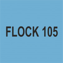 Vinyle thermocollant aspect et toucher velours Flock 105 Bleu Ciel