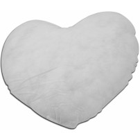 Garniture de coussin en ouate polyester indéformable cœur 40 x 44 cm (vendu à l'unité)