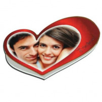 Magnet en MDF forme petit cœur 6 x 4 cm (vendu à l'unité)
