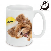 Mug blanc Jumbo H 115 mm