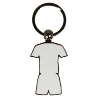 Porte-clé en métal tenue sportive maillot + short 5,1 x 3,6 cm (vendu à l'unité)