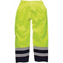 Pantalon de sécurité bicolore adulte 100% polyester DSA 12003