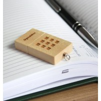 Clé USB rectangulaire en bois d'étable - Mémoire 8 Go