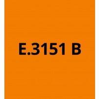 E3151B Orange brillant - Vinyle adhésif Ecotac - Durabilité jusqu'à 6 ans