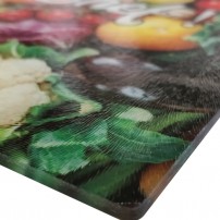 Planche à découper en verre 28,5 x 39 cm personnalisable sublimation