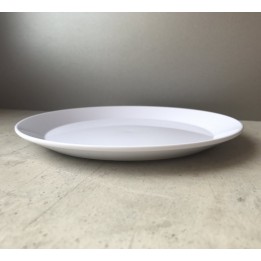 Assiette creuse en polymère blanche pour sublimation 3D Ø 19 cm (vendu à l'unité)